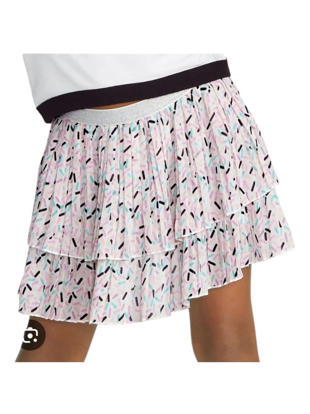 American Girl Sprinkles Pleated Skirt with Shorts Medium